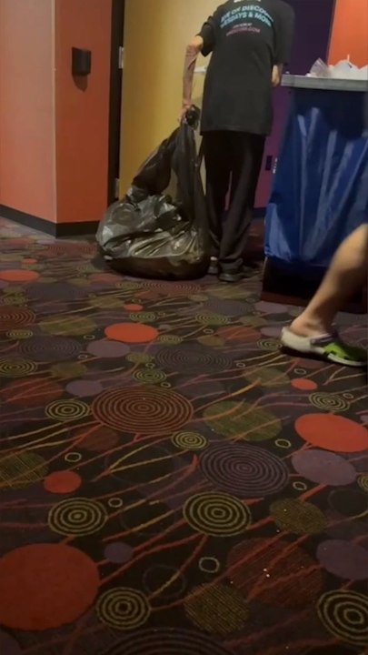Video of Hunched, Elderly Amc Worker Struggling With Trash Sparks $140K Gofundme Debate