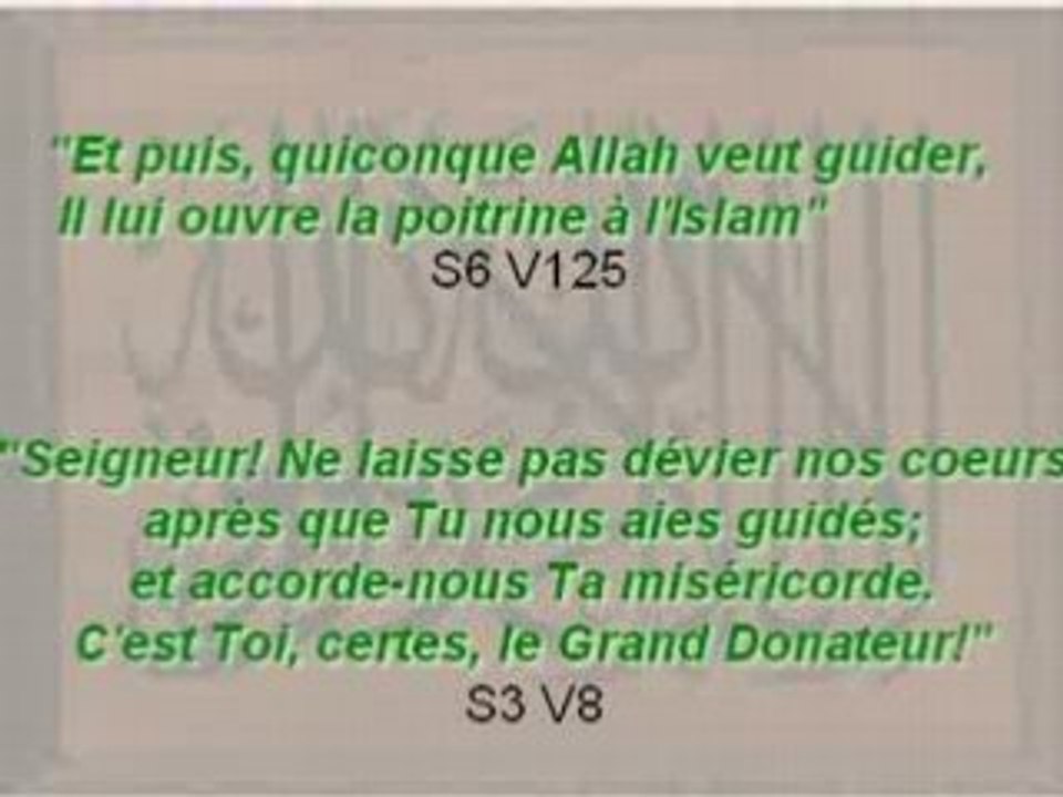Récit d'une francaise convertie à l'islam