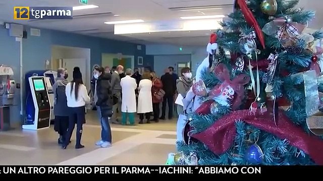 All'Ospedale dei bambini è arrivata la Santa Lucia della Fondazione Cariparma - Video