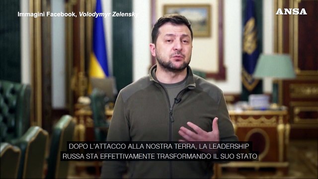 Ucraina, Zelensky: La Russia vuole creare pseudo-repubbliche nel nostro territorio