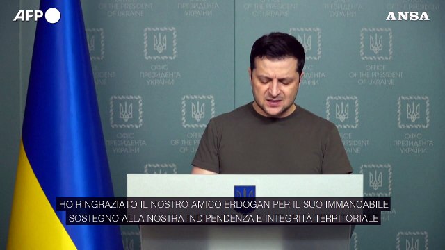 Ucraina, Zelensky: Turchia e Azerbaigian si sono offerti di tenere colloqui con la Russia