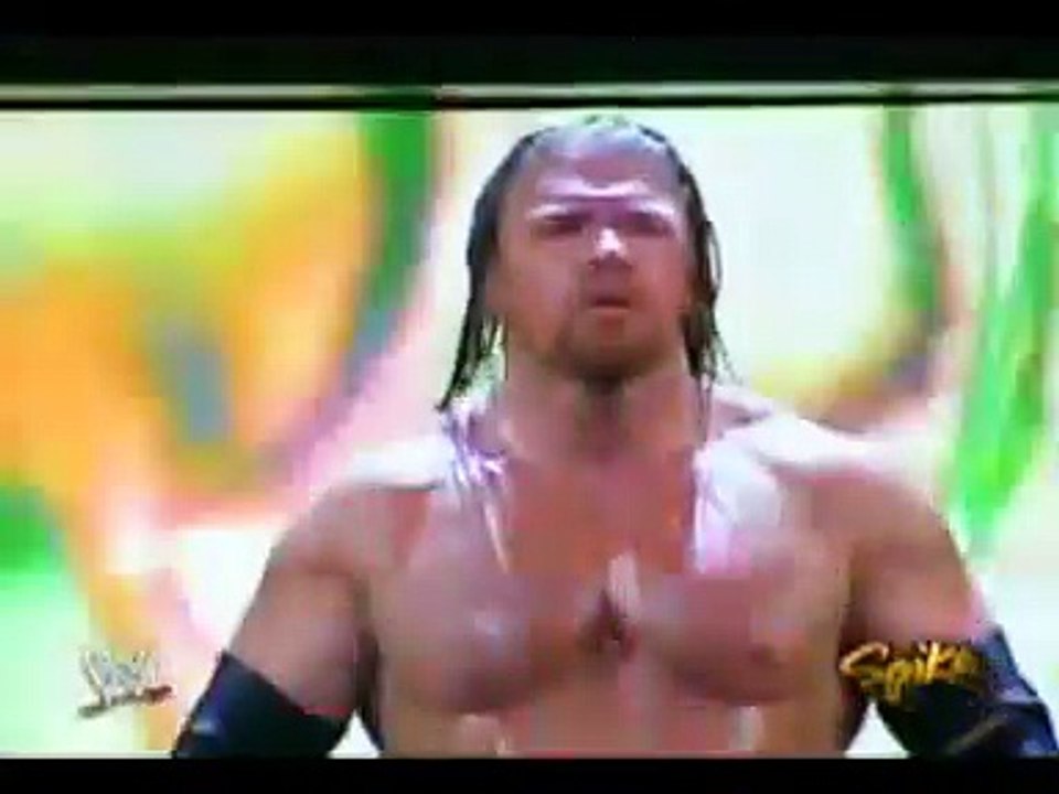 Triple H Goes After Lilian Garcia WWE RAW 2004
