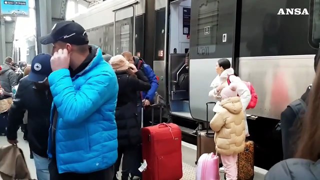 In treno a Leopoli, via da Kiev e dalla tensione