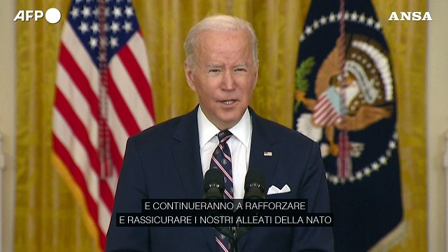 Ucraina, Biden: Ulteriore dispiegamento truppe Usa in paesi baltici