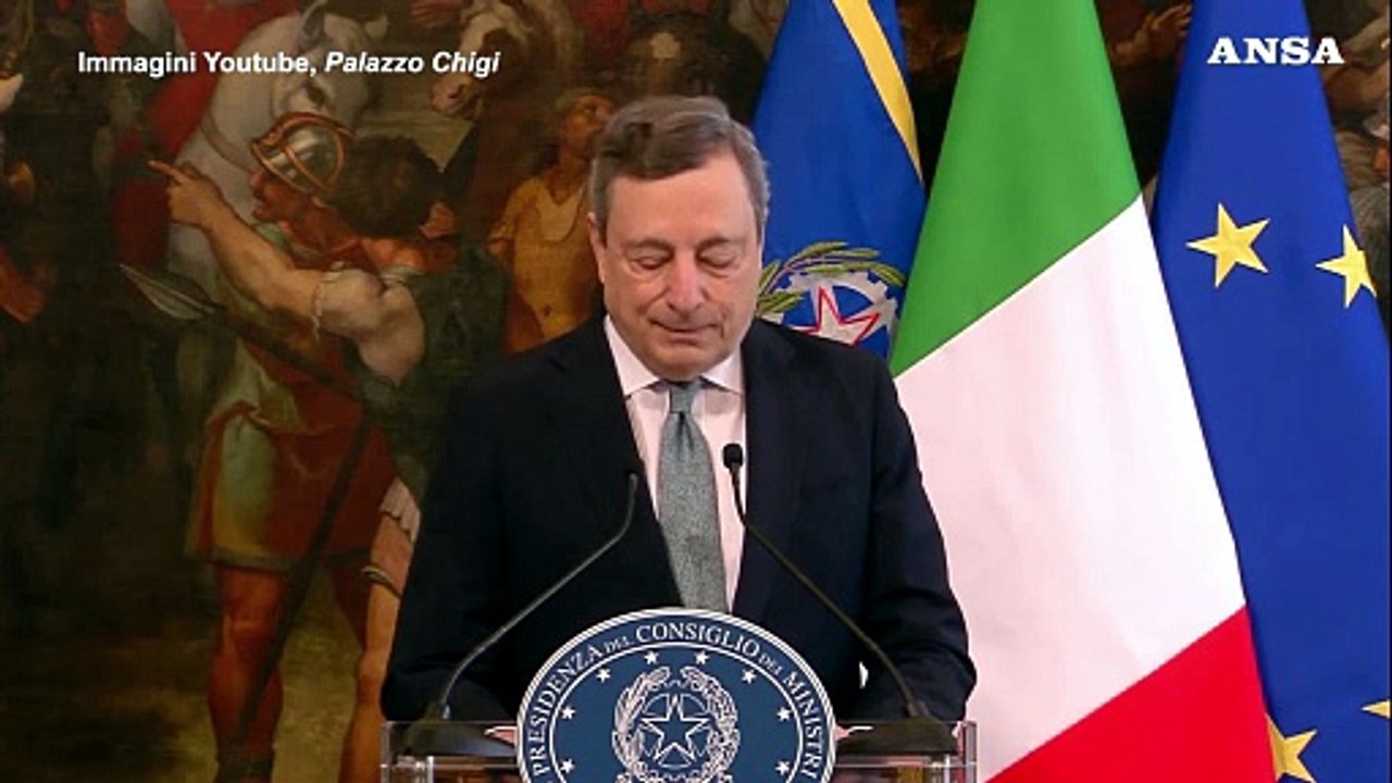 Ucraina, Draghi: "Putin metta fine allo spargimento di sangue e ritiri le truppe"