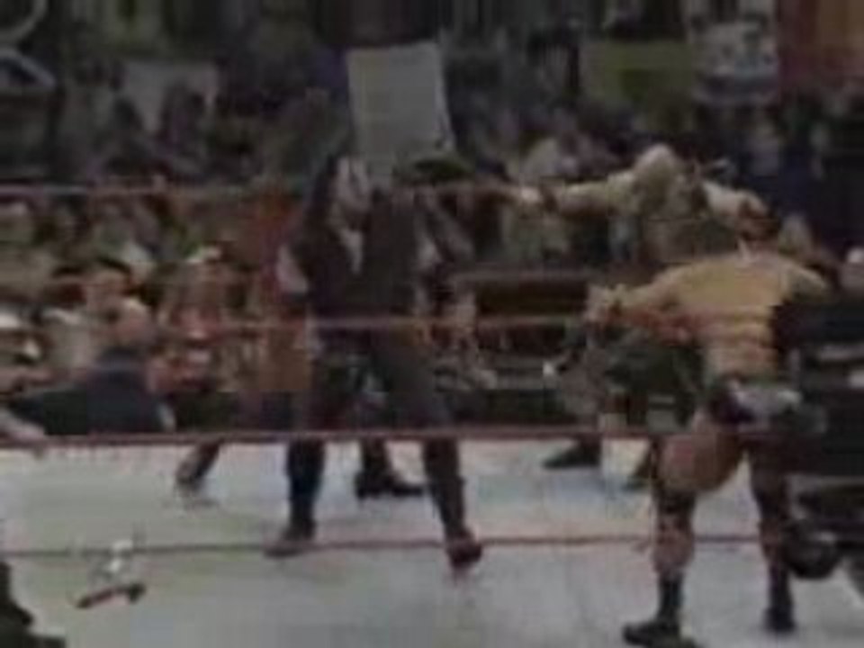 The Rock & Steve Austin Vs Undertaker and Kane part 1