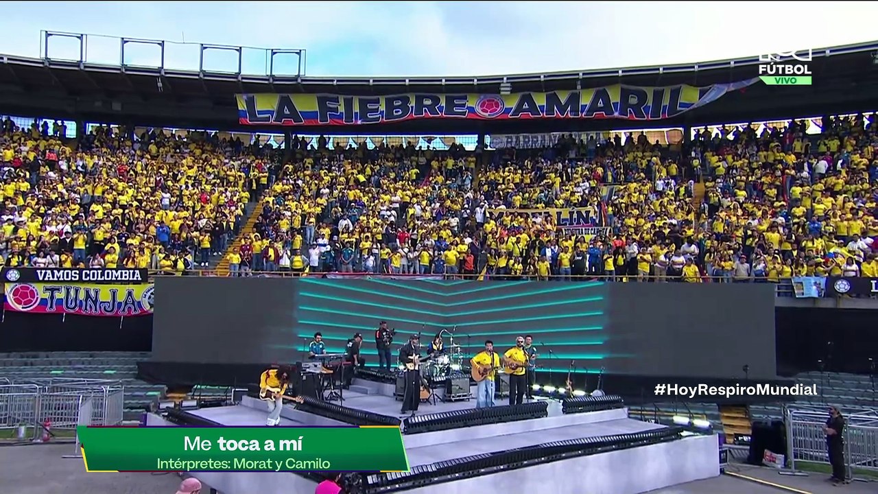 Morat se presenta en la despedida a la selección Colombia
