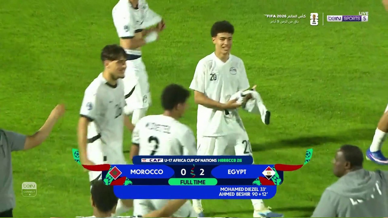 أهداف منتخب مصر أمام المغرب تحديد المركز الثالث كأس أمم إفريقيا تحت ١٧