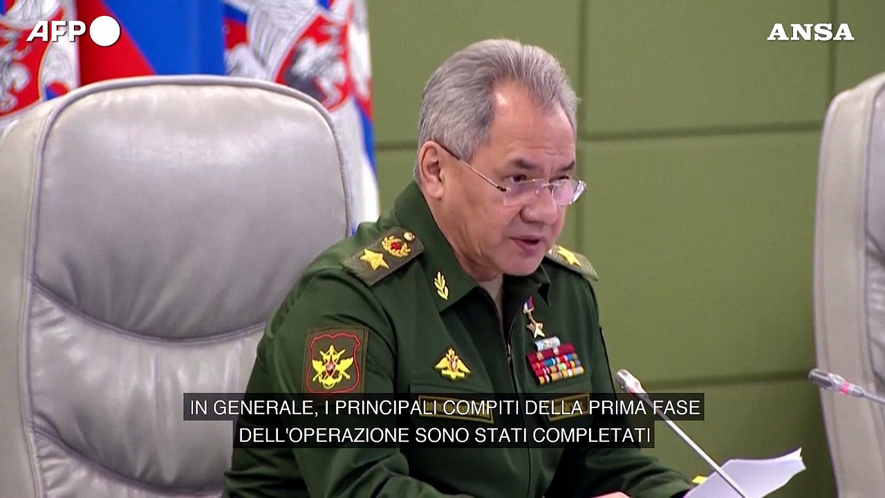 Ucraina, il ministro della Difesa russo: "Ci concentriamo sulla liberazione del Donbass"