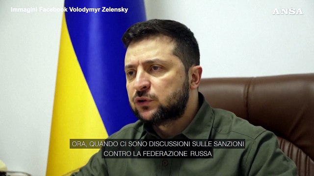 Ucraina, Zelensky: Niente indecisioni sulle sanzioni alla Russia