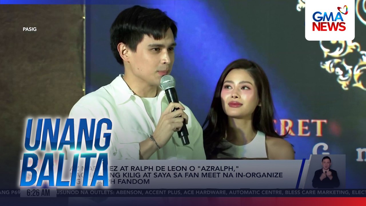 AZ Martinez at Ralph de Leon o 'AZRalph,' naghatid ng kilig at saya sa fan meet na in-organize ng AZRalph fandom | Unang Balita