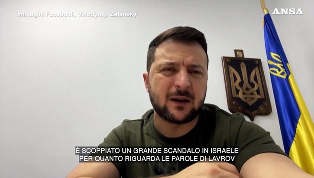 Zelensky: Lavrov? La Russia ha dimenticato le lezioni della Seconda guerra mondiale