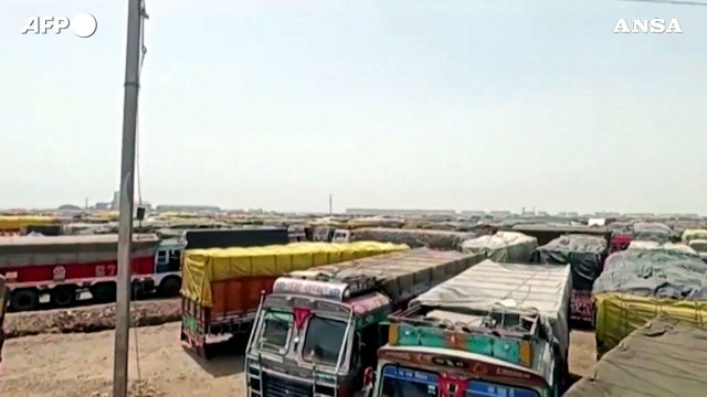 L'india blocca l'export di grano, camion fermi nei porti del Gujarat