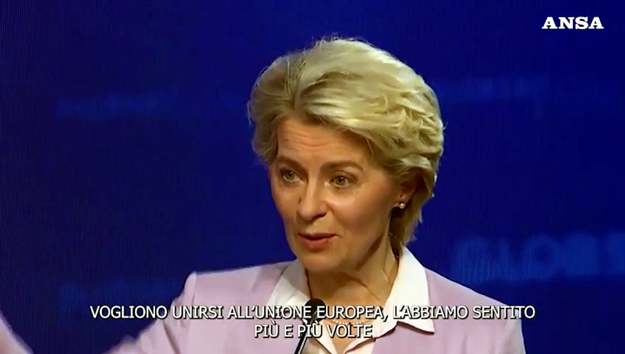 Ucraina, von der Leyen: "Nessuna scorciatoia all'ingresso nell'Ue"