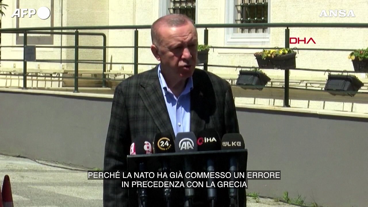 Erdogan contrario all'adesione di Finlandia e Svezia alla Nato