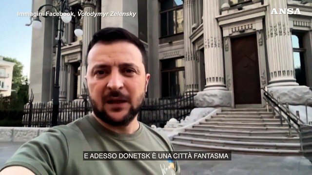 Ucraina, Zelensky: A Severodonetsk si decide il destino del Donbass