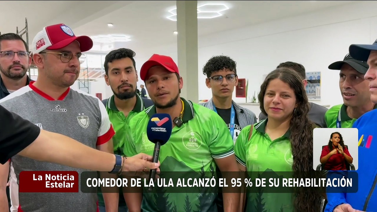 Autoridades inspeccionaron la recuperación del comedor de la Universidad de Los Andes