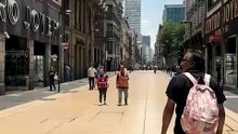 Calle Madero registra baja afluencia peatonal por bloqueos en el Centro Histórico