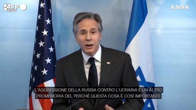 Blinken a Gerusalemme: L'Iran non si dotera' di armi nucleari