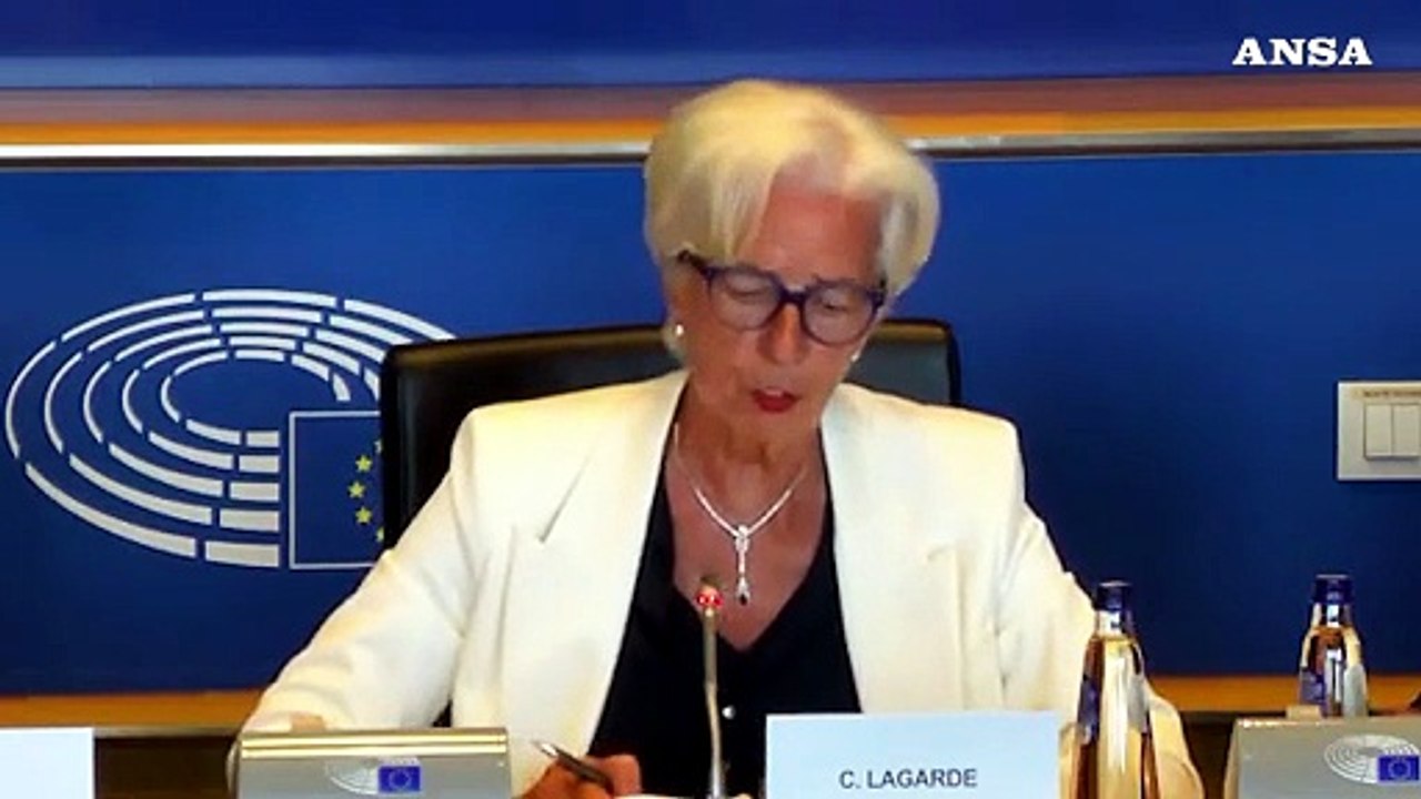 Bce, Lagarde: "Appropriato aumento dei tassi da settembre"