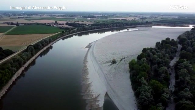 Siccita', le acque del Po mai cosi' basse da 70 anni: la situazione nel Mantovano