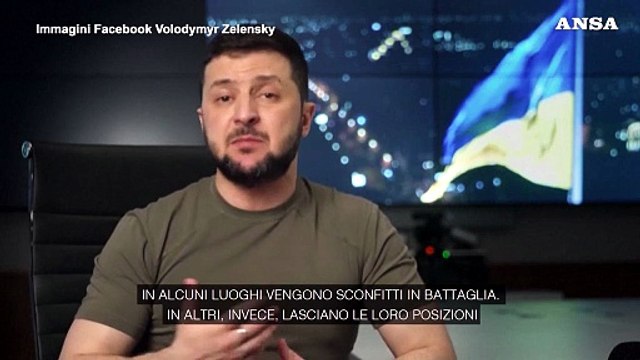 Ucraina, Zelensky: Oltre 3 mila persone sono state evacuate da Mariupol
