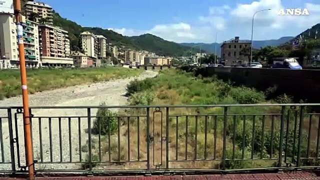 Siccita': Liguria, fiumi in secca a Genova