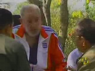 Fidel Castro, Hugo Chávez y Raúl Castrro