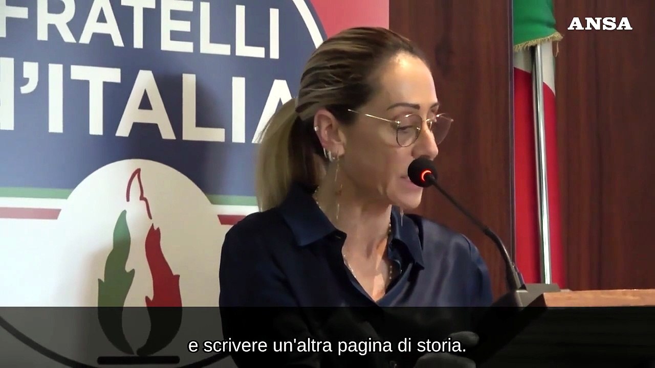 Arianna Meloni: "Viterbo avra' un candidato alle Europee"