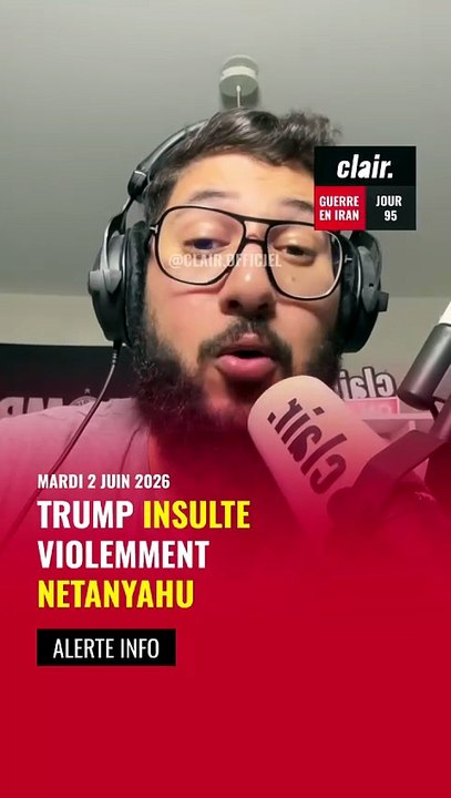 Trump insulte violemment Netanyahu ! #Trump #Netanyahu #iran #Israel #usa