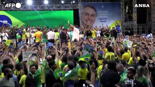 Brasile, bagno di folla per il lancio della campagna elettorale di Bolsonaro