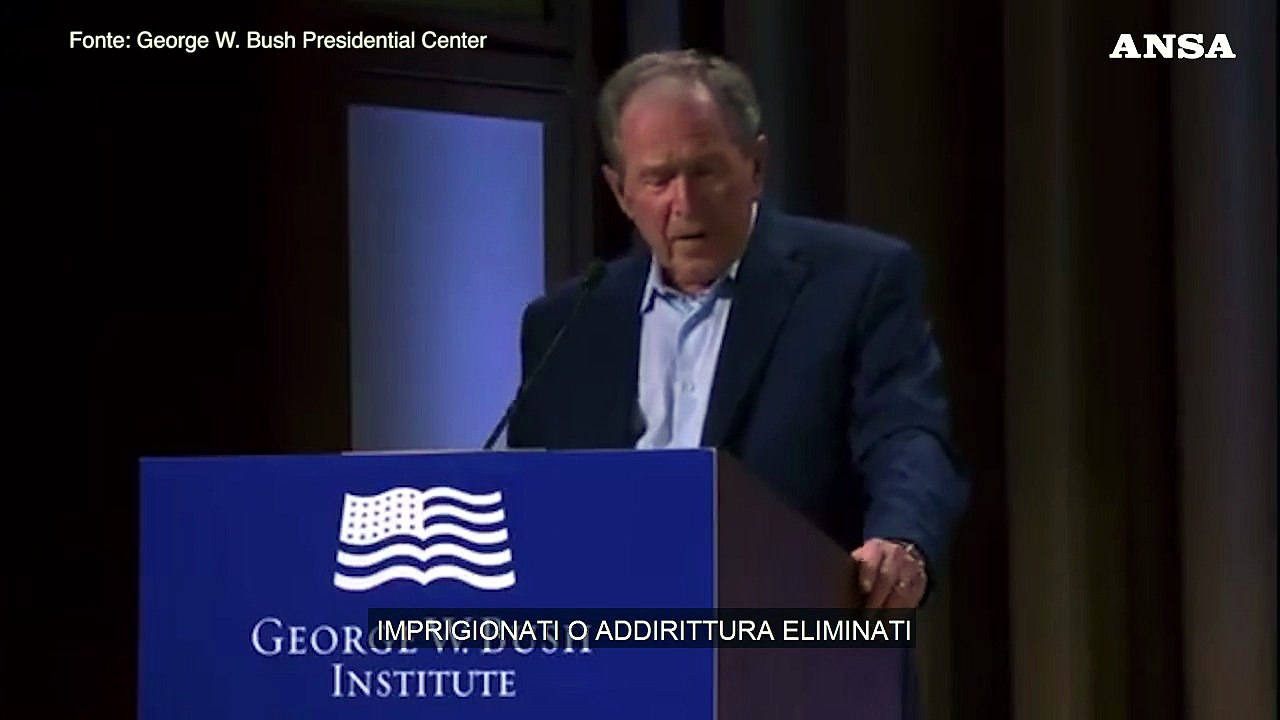 Usa, la gaffe di George W. Bush: "Brutale invasione dell'Iraq..."