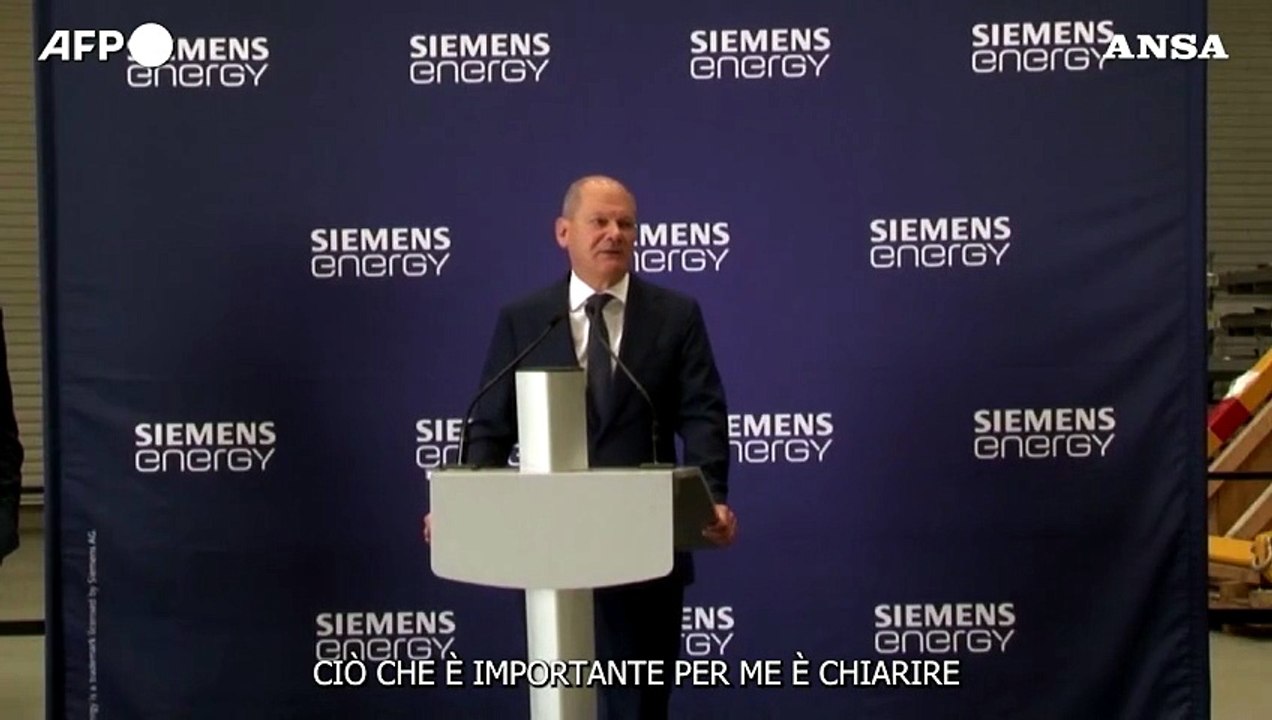 Gas russo, Scholz accusa Mosca: "Blocca la consegna della turbina del Nord Stream"