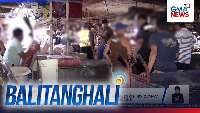 Mahigit 2 toneladang karne na mishandled o hindi dumaan sa inspeksiyon, nakumpiska sa isang palengke | Balitanghali