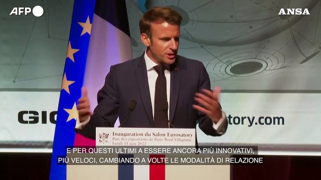 Difesa, Macron: Serve industria europea molto piu' forte