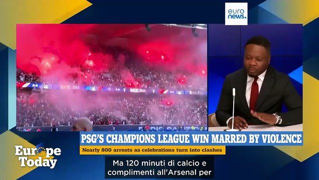 Europe Today: il trionfo del PSG in Champions League è offuscato dalle violenze in tutta la Francia