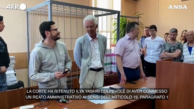 Russia, oppositore Yashin condannato a 15 giorni di carcere