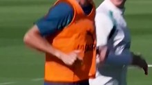 Cristiano Ronaldo trains with Portugal ahead of FIFA World Cup