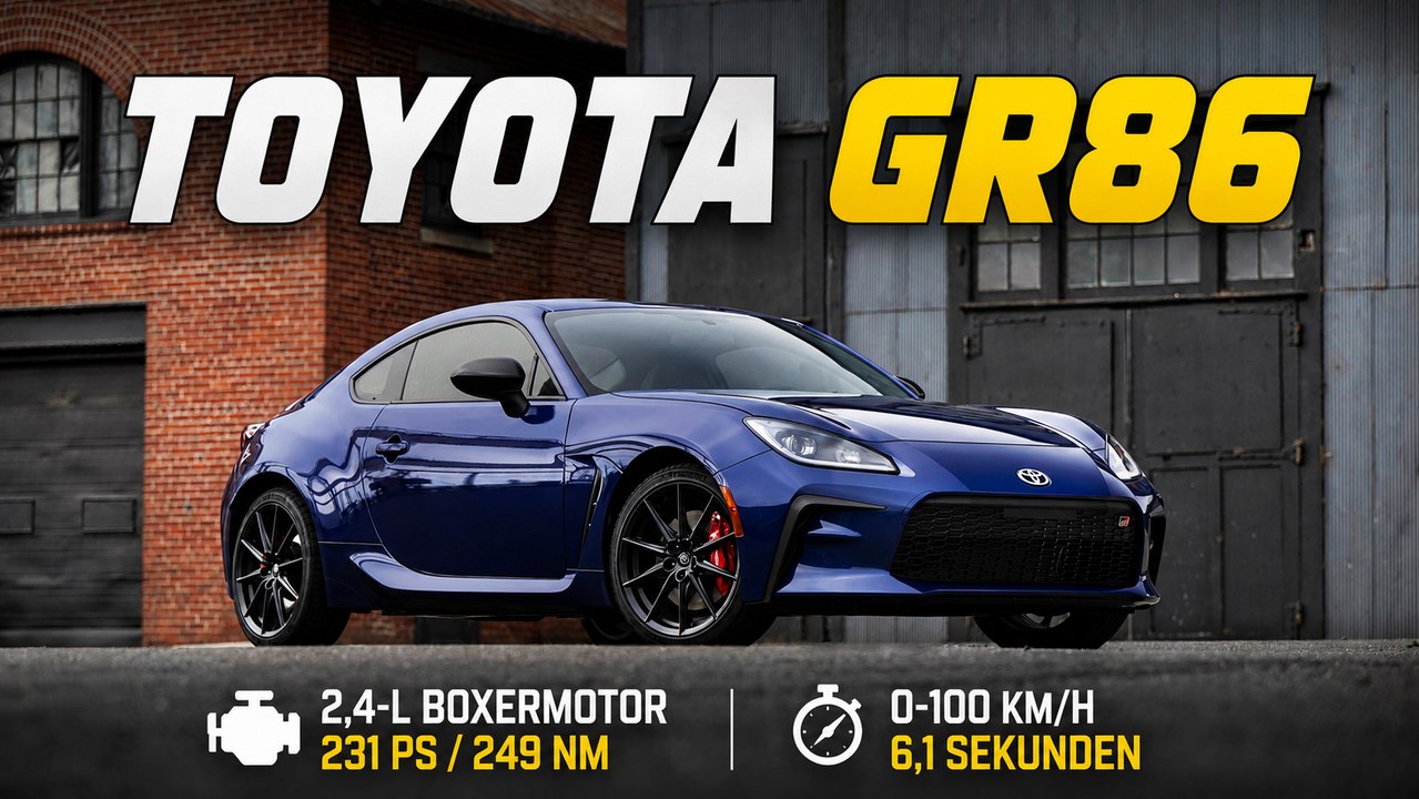 2027 Toyota GR86 mit Feinschliff für mehr Fahrspaß und Präzision