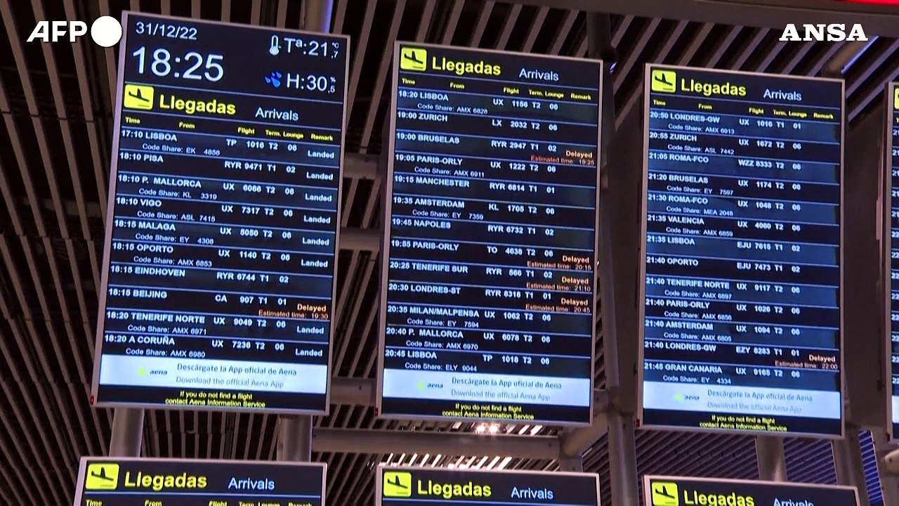 Covid, controlli in Spagna sui viaggiatori dalla Cina