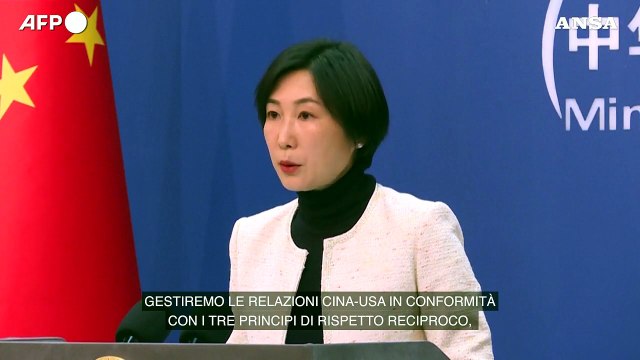 La Cina a Biden: Difenderemo la nostra sovranita' e i nostri interessi