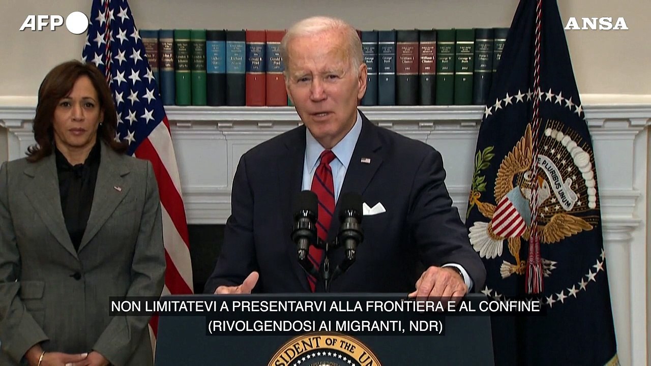 Biden ai migranti: "Non andate al confine senza iter legale"