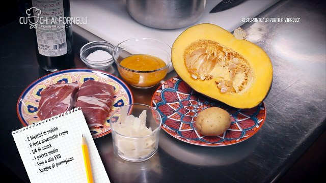 FILETTINO DI MAIALE CON PROSCIUTTO SALSA DI ZUCCA E PARMIGIANO - LA PORTA A VIAROLO | FILETTINO DI MAIALE CON PROSCIUTTO SALSA DI ZUCCA E PARMIGIANO - LA PORTA A VIAROLO