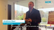 Andrew Barr's spray to Yass Valley Council over water fight