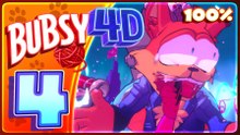 Bubsy 4D Walkthrough Part 4 • 100% • Time Trials & Secret Level (PS5) 🧶