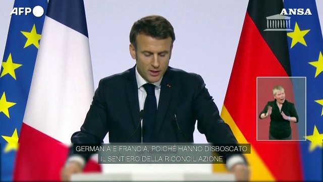 Macron: Francia e Germania pioniere rifondazione Europa