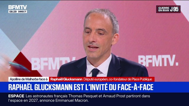 Débordements après le sacre du PSG: “Les casseurs, qui sont une minorité, il faut les sanctionner, les arrêter, les écarter”, affirme Raphaël Glucksmann