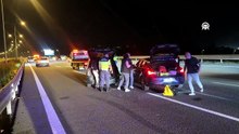 Kocaeli sınırındaki feci kazada hamile kadın ve eşi yaralandı