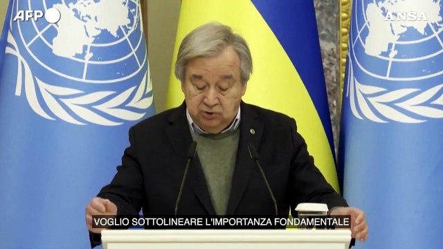 Ucraina, Guterres: Cruciale l'estensione dell'accordo sul grano