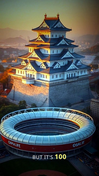 Osaka Castle Towered Over This Stadium 🔥